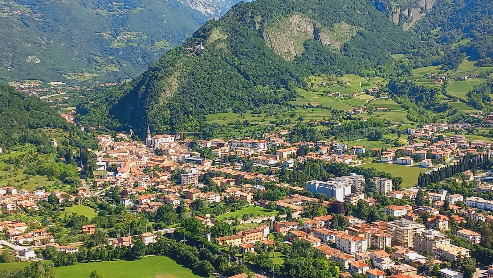 Vittorio Veneto dall'alto